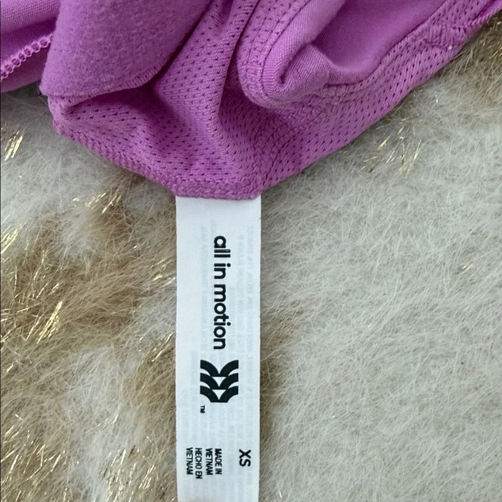 All in Motion Fuschia Crop Top - Picture 2 of 5